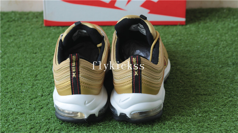 Authentic Nike Air Max 97 OG Gold Metallic Gold